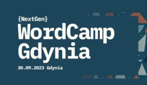 WordCamp Gdynia wrzesień 2023